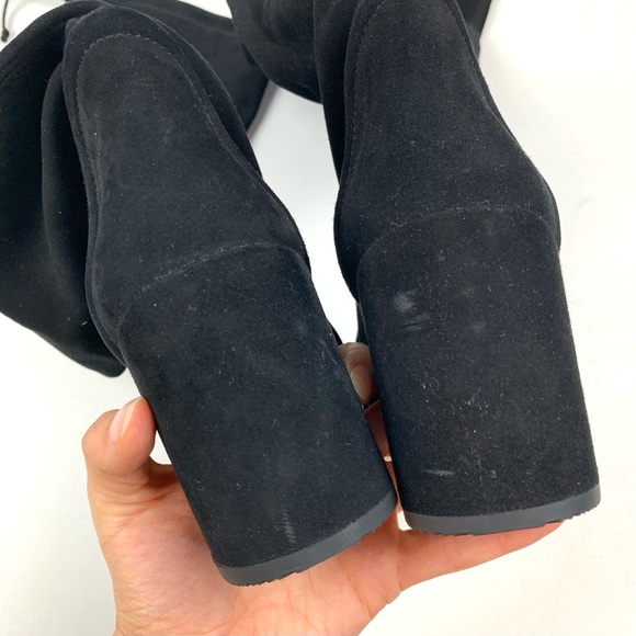 Stuart Weitzman Boots Highland Thigh High Over The Knee Heeled Black Size 9.5 - Picture 8 of 12